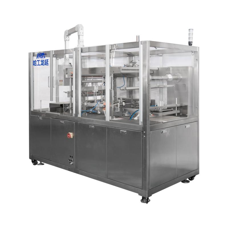 Cellophane overwrapping machine